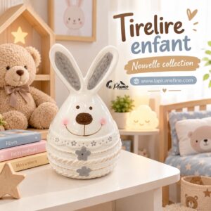 Tirelire en Céramique en forme de lapin