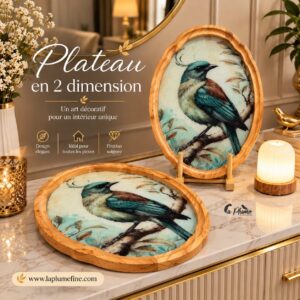 Plateau Décoratif Poétique Élégance