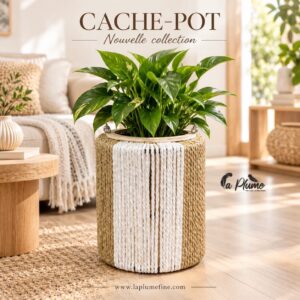 Cache Pot Artisanal en Corde