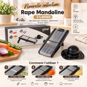 Râpe Mandoline 3 Lames