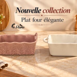 Plat à four en céramique ciselée