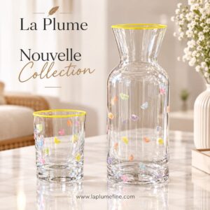 Carafe avec 6 verre élégance
