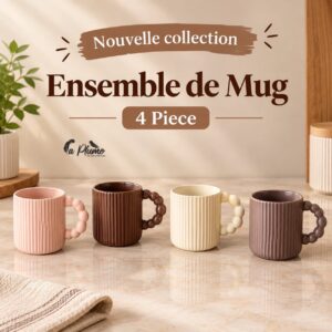 Ensemble de 4 Mugs Cannelés