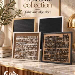 Tableau Alphabet Personnalisable