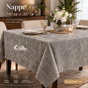 Nappe de Table à Motifs graphiques