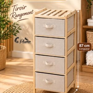 Meuble de rangement à quatre tiroirs