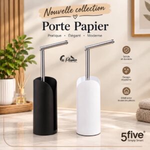 Porte Papier Toilette Vertical