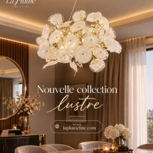 lustre majestueux et sculptural