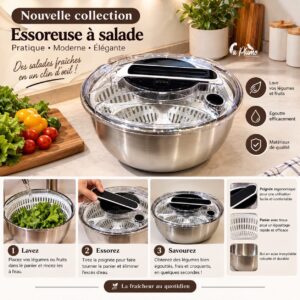 Essoreuse à Salade Haute Performance