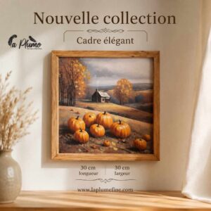 Cadre Élégant "Douceur d'Automne"