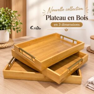 Plateaux en Bois élégant